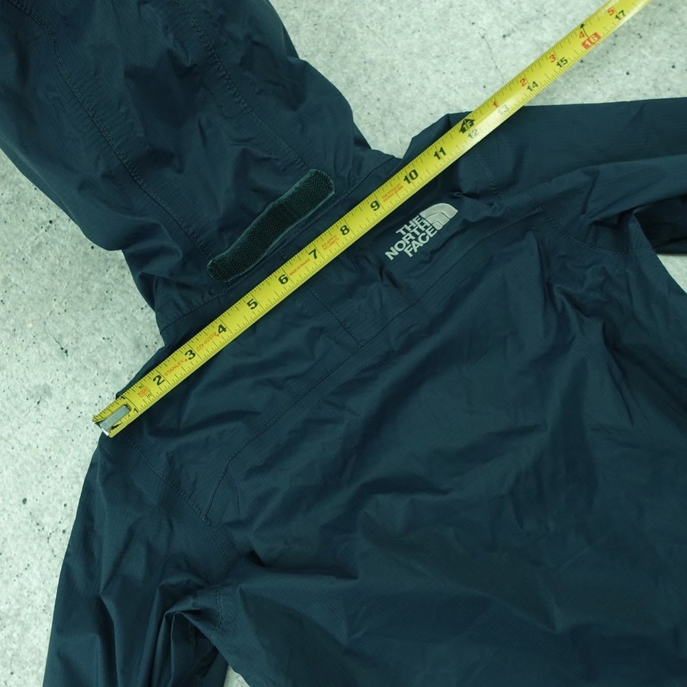 The North Face Boys XXS 5 HyVent Rain Jacket Navy Blue Hooded Windbreaker AQFY - Picture 13 of 14